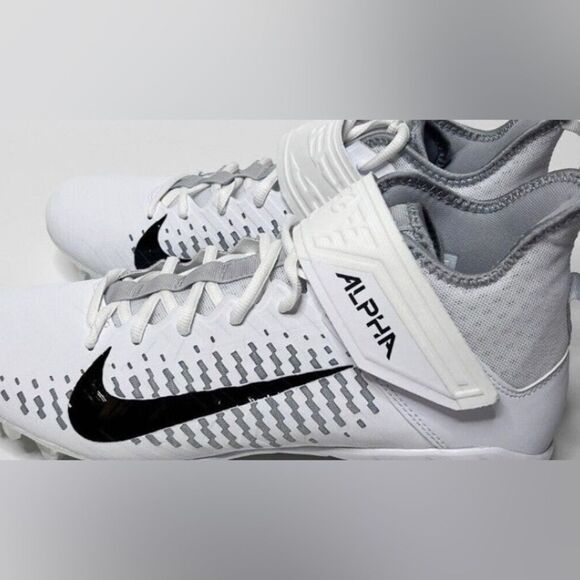 Nike Alpha Menace Pro 2 D White Football Detachable Cleats Mens 14 New main image 7